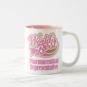 Pharmaceutical Representative Gift (Worlds Best) Two-Tone Coffee Mug