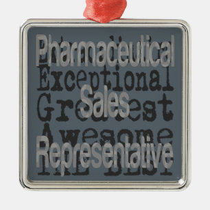 Pharmaceutical Sales Representative Extraordinaire Metal Tree Decoration