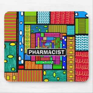 Pharmacist Abstract Art Gifts Mouse Pad