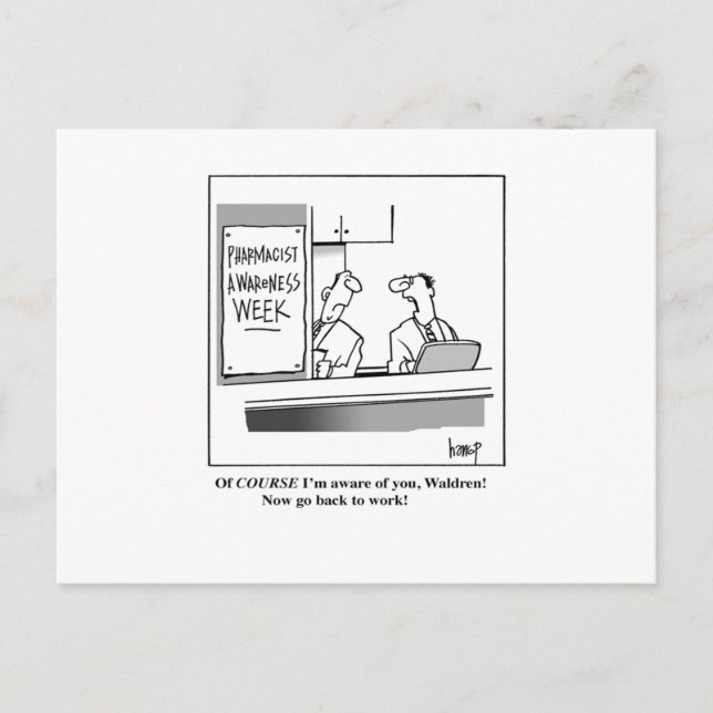 Pharmacist Awareness Week Postcard (Front)
