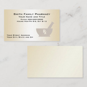 Pharmacist Business Card