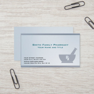 Pharmacist Business Card