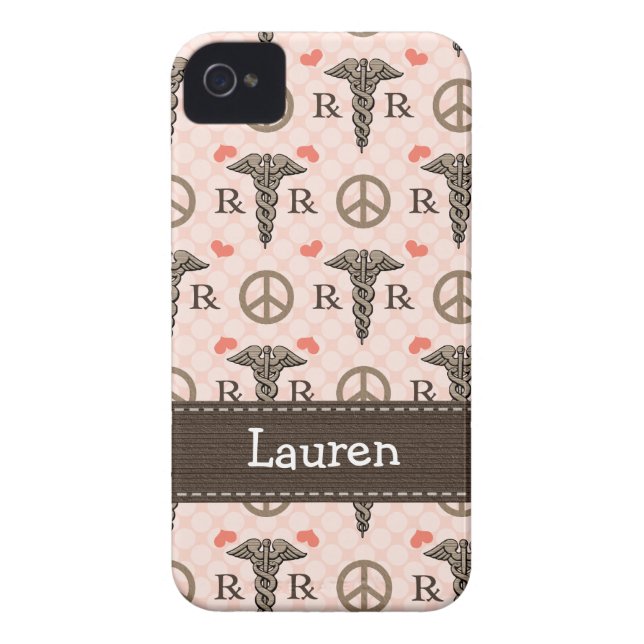 Pharmacist Caduceus iPhone 4 4s Case-Mate Cover (Back)