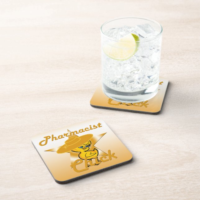 Pharmacist Chick #10 Coaster (Right Side)