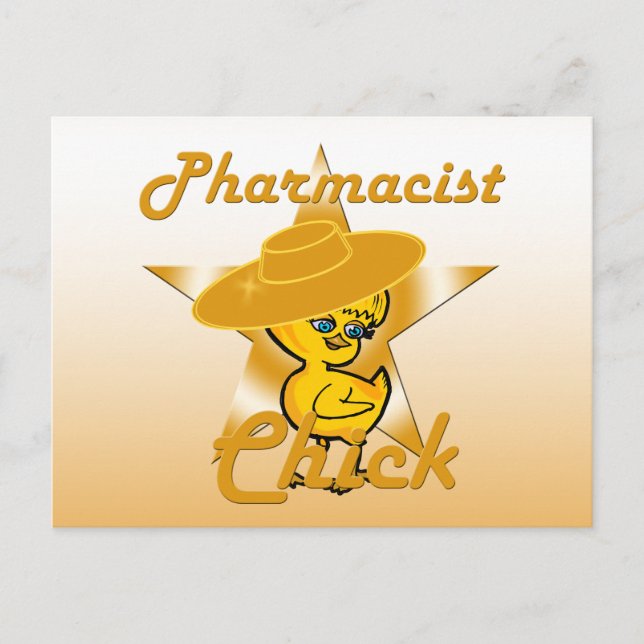 Pharmacist Chick #10 Postcard (Front)