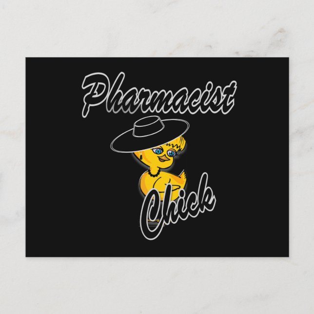 Pharmacist Chick #4 Postcard (Front)