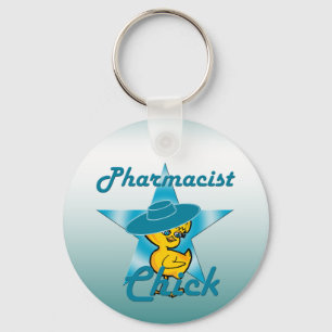 Pharmacist Chick #7 Key Ring