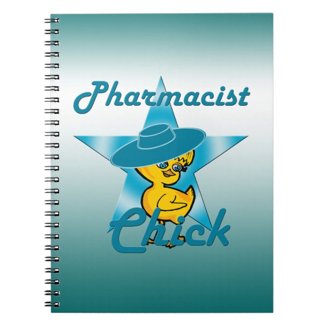 Pharmacist Chick #7 Notebook (Front)