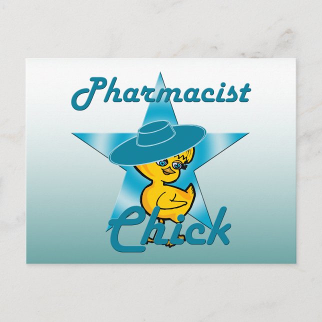 Pharmacist Chick #7 Postcard (Front)