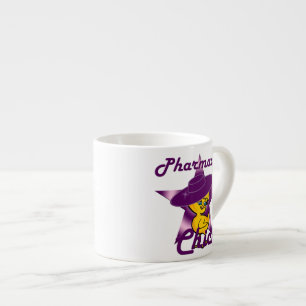 Pharmacist Chick #9 Espresso Cup