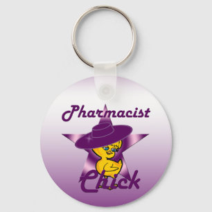 Pharmacist Chick #9 Key Ring