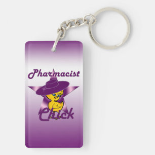 Pharmacist Chick #9 Key Ring