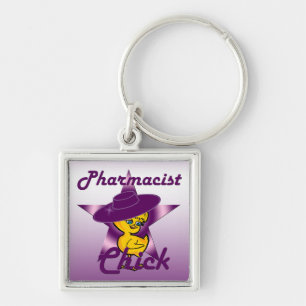 Pharmacist Chick #9 Key Ring