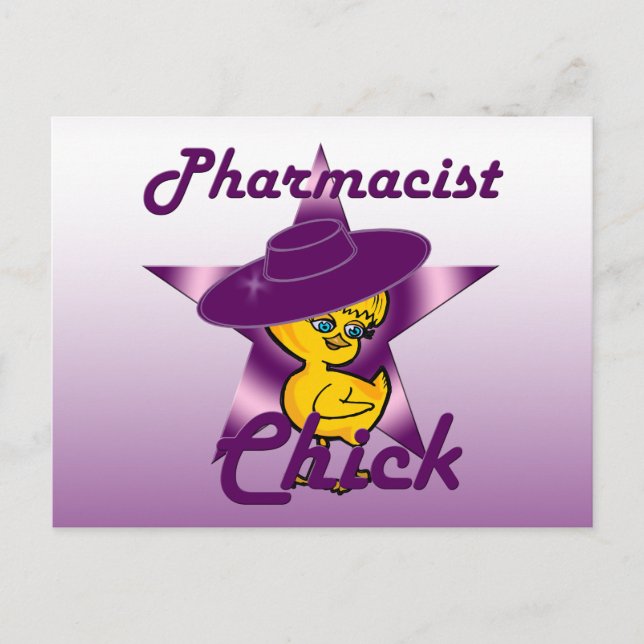 Pharmacist Chick #9 Postcard (Front)