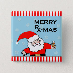pharmacist Christmas gifts 15 Cm Square Badge
