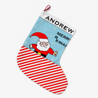 pharmacist Christmas Large Christmas Stocking