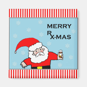 pharmacist Christmas Magnet