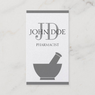 Pharmacist Compounding Pharmacy Mortar Pestle Business Card