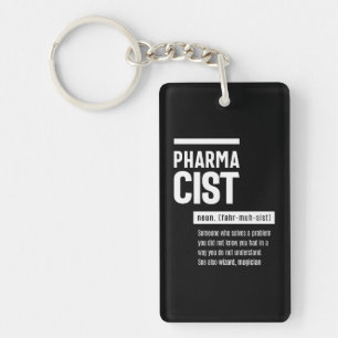 Pharmacist Definition Funny Gift Classic Key Ring