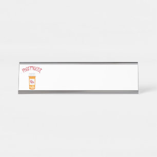 Pharmacist Desk Name Plate