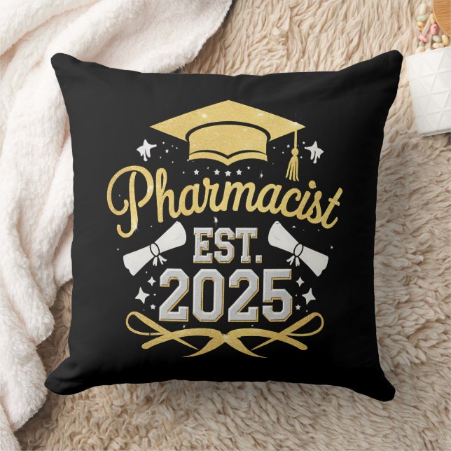 Pharmacist Est 2025 Pharmacy Graduation Cushion (Blanket)