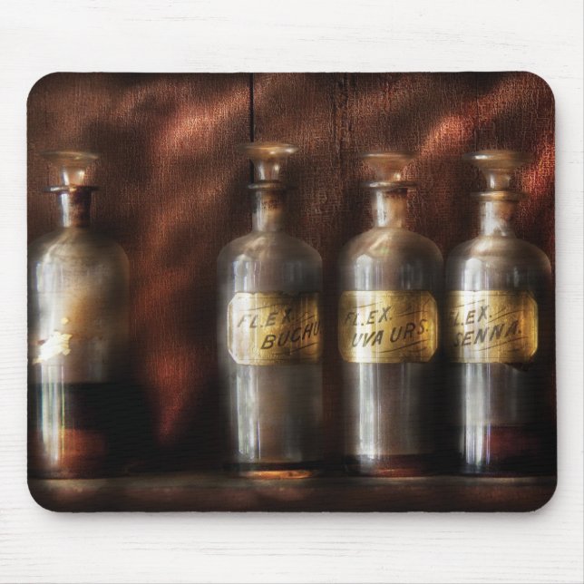 Pharmacist - Five Bottles Mouse Pad (Front)