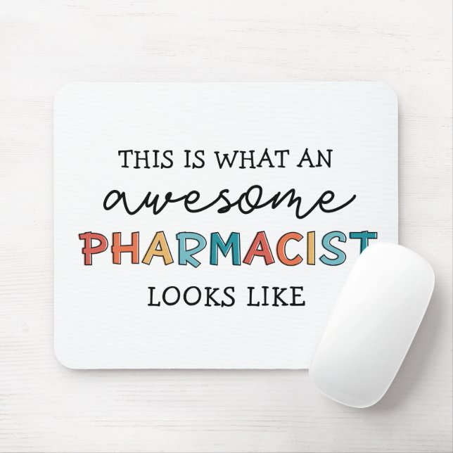 Pharmacist Funny Awesome Pharmacist Gifts Mouse Pad (With Mouse)