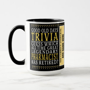 Pharmacist Funny Personalised Retired, Retirement Mug