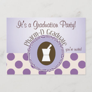 Pharmacist Graduation Party Invitations