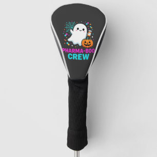 Pharmacist Halloween Pharma-Boo Crew Ghost Design_ Golf Head Cover