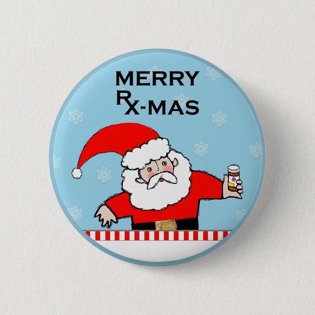 Pharmacist Holiday Gift 6 Cm Round Badge (Front)