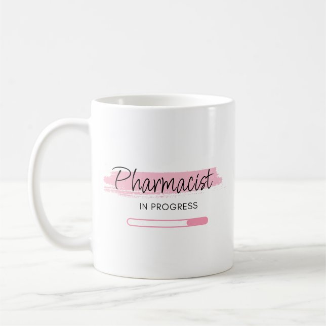 Pharmacist In Progress – Personalised Coffee Mug (Left)