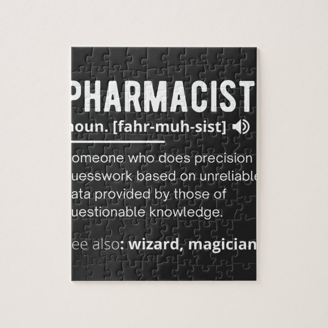 pharmacist jigsaw puzzle (Vertical)
