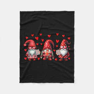Pharmacist Job Team Three Gnomes Valentine's Day C Fleece Blanket