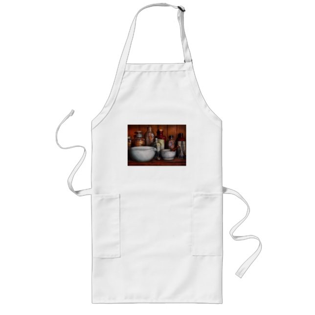 Pharmacist - Medicine for Coughing Long Apron (Front)