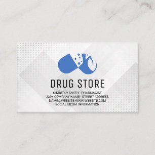 Pharmacist   Medicine Pills   Health Technician Business Card
