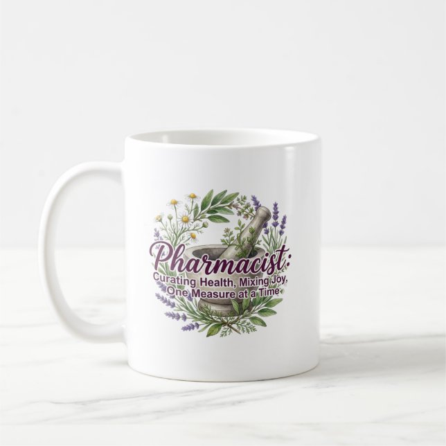 Pharmacist New Job Congratulations Coffee Mug (Left)