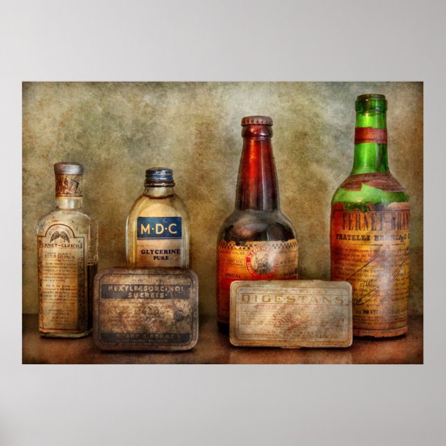 Pharmacist - On a Pharmacists Counter Poster (Front)