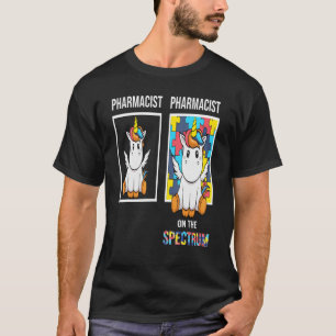 Pharmacist People With Autism Puzzle Unicorn Neuro T-Shirt