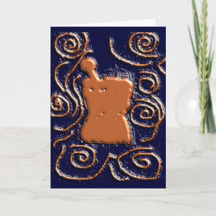 PHARMACIST Pestle & Mortar Design Gifts Card