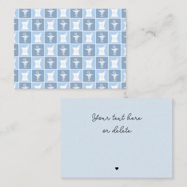 Pharmacist Pharmacy Pharmacy Tech Appreciation Card (Front/Back)