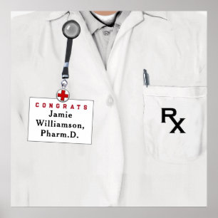 Pharmacist Pharmacy School Graduation Poster