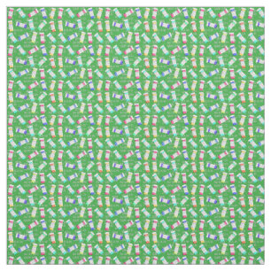 Pharmacist Prescription Bottles Green Fabric