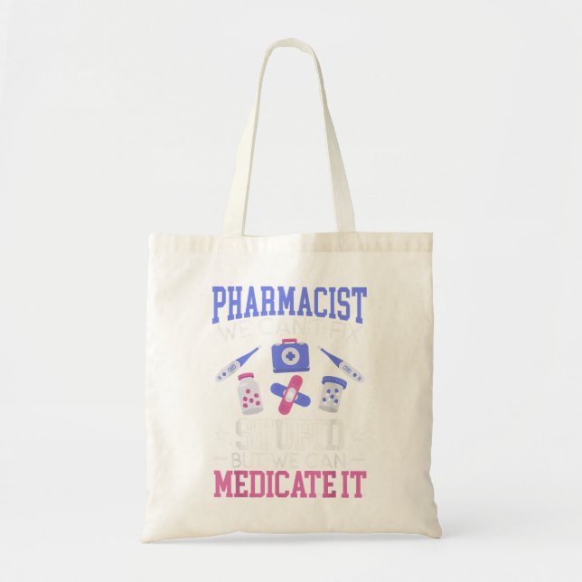 Pharmacist Prescription Pharmacy Assistant Medical Tote Bag (Front)