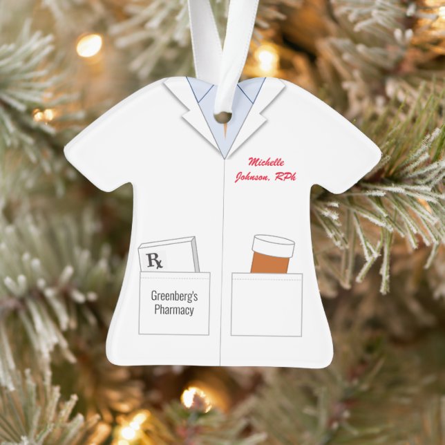 Pharmacist Profession Ornament (Tree)