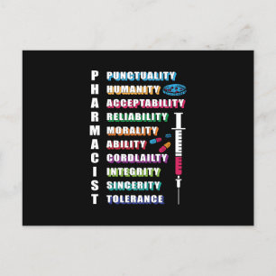 Pharmacist Quote Pharmacy Technician Pharmacists Postcard