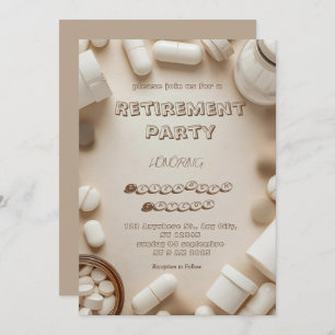 Pharmacist retirement party invitation