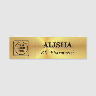 Pharmacist RX Logo Medical Badge nametags