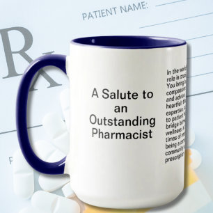 Pharmacist Thank You Message Mug