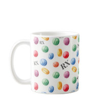 Pharmacist Watercolor Pills RX Symbol